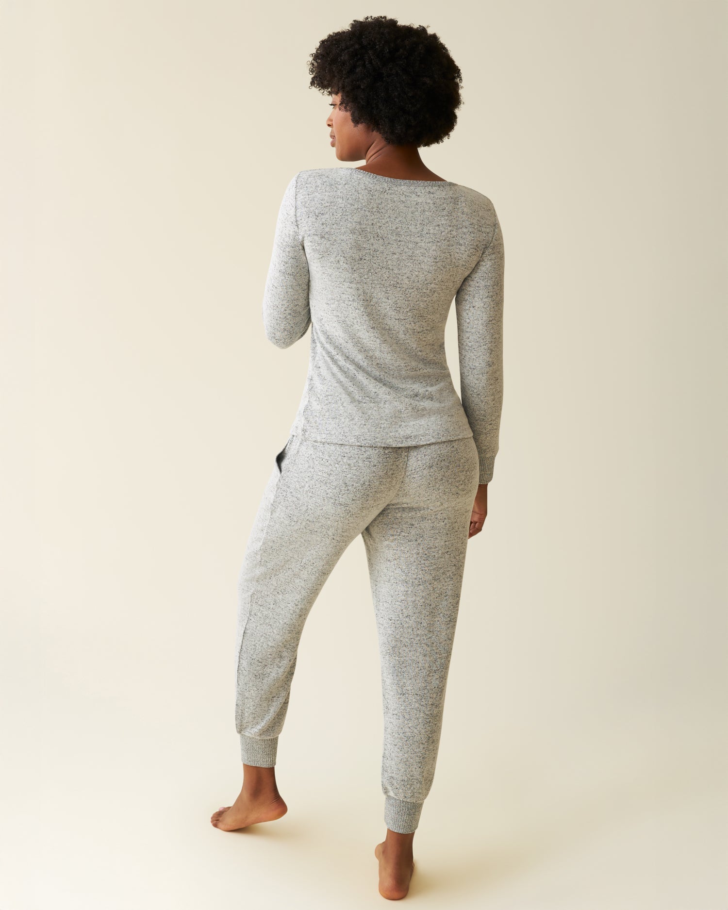 CozyKnit Nursing Pajama & Lounge Set | Grey Heather