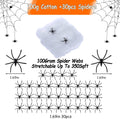 Halloween spider cotton spider web