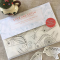 Water soluble embroidery transfers