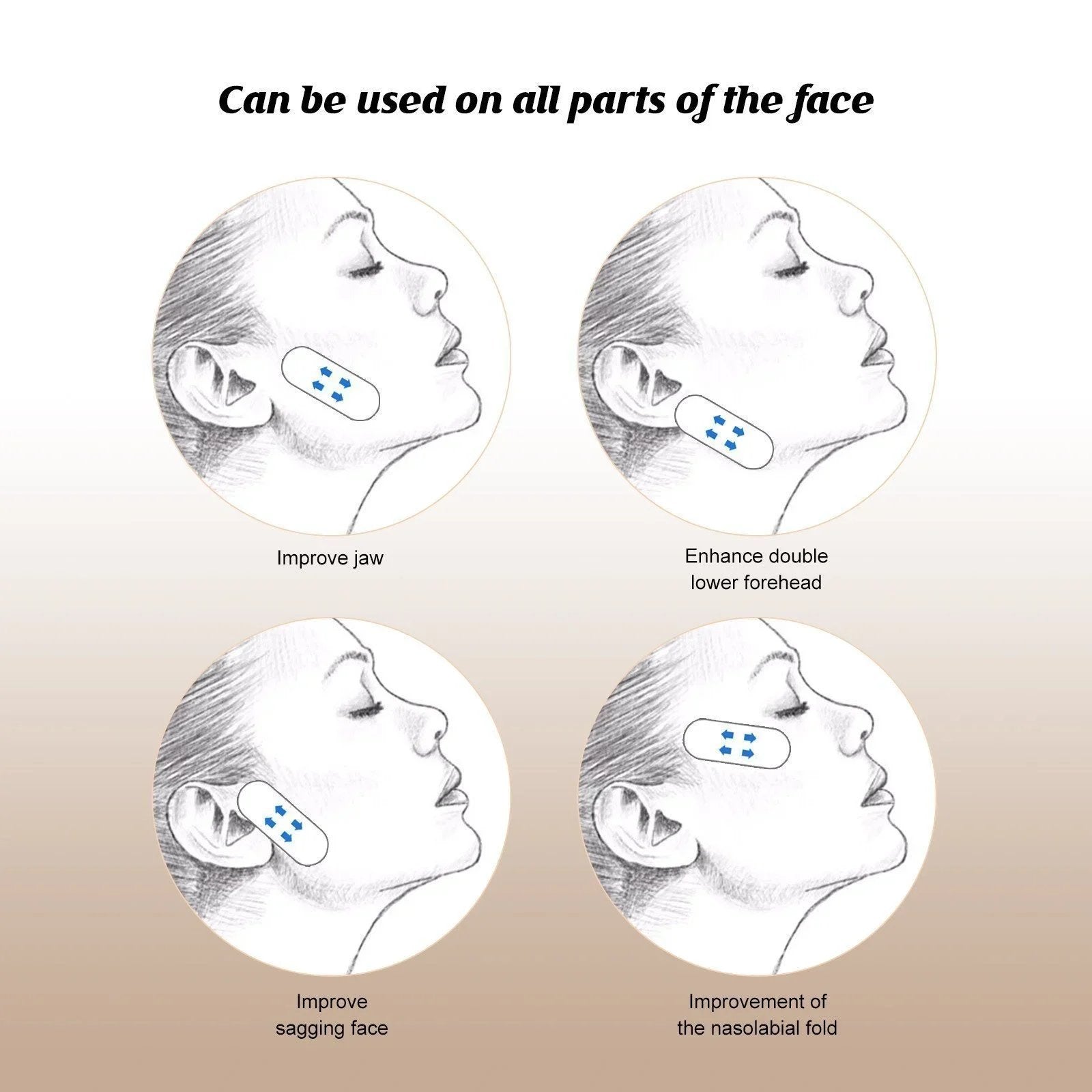 Invisible Face Lifter Tape✨Has a delicate V face