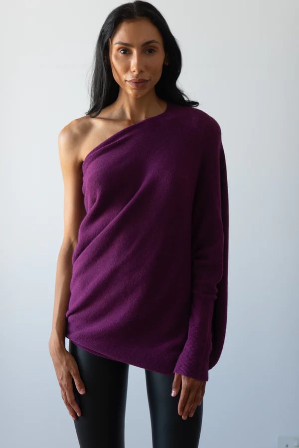 ✨Asymmetric Draped Jumper