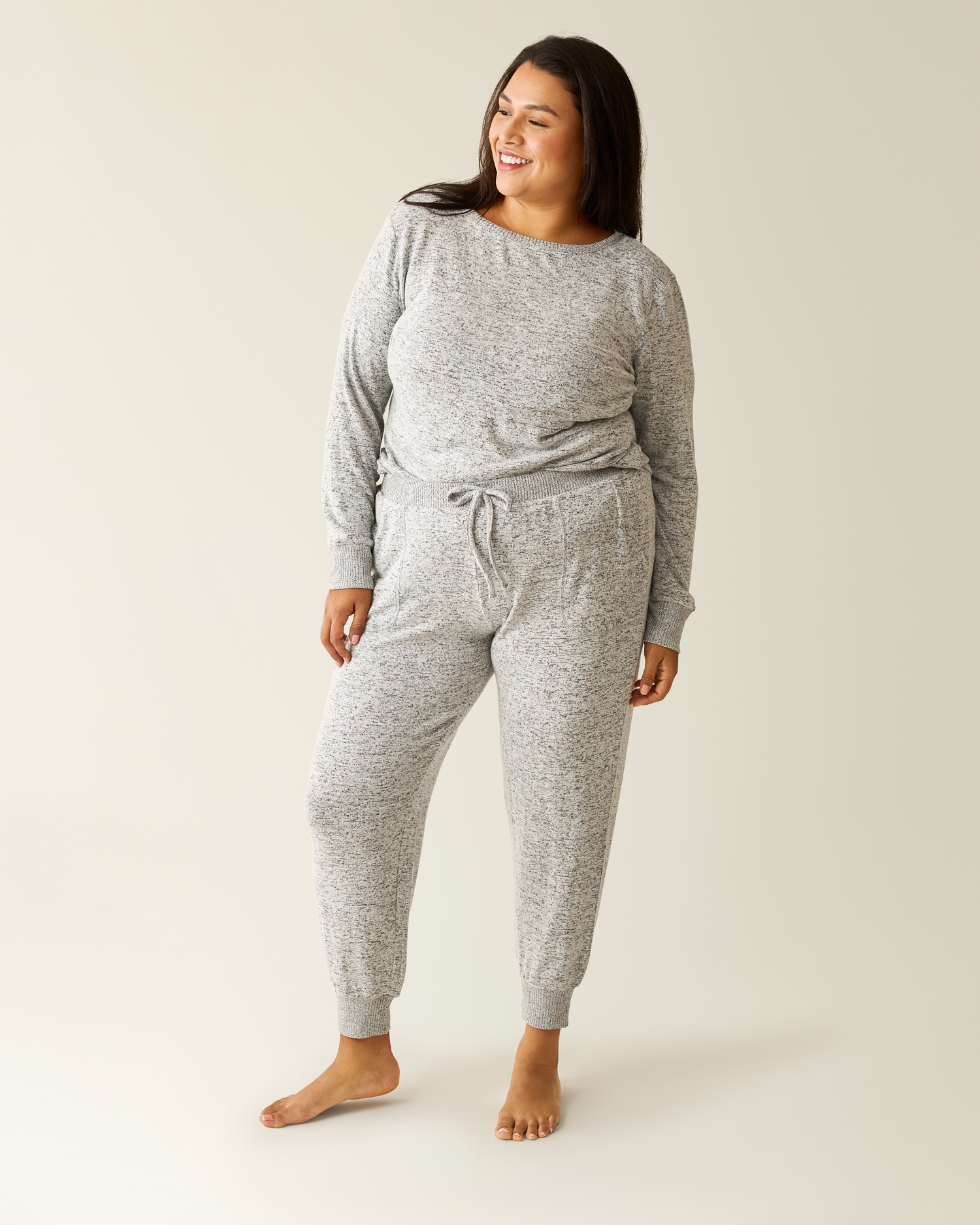 CozyKnit Nursing Pajama & Lounge Set | Grey Heather