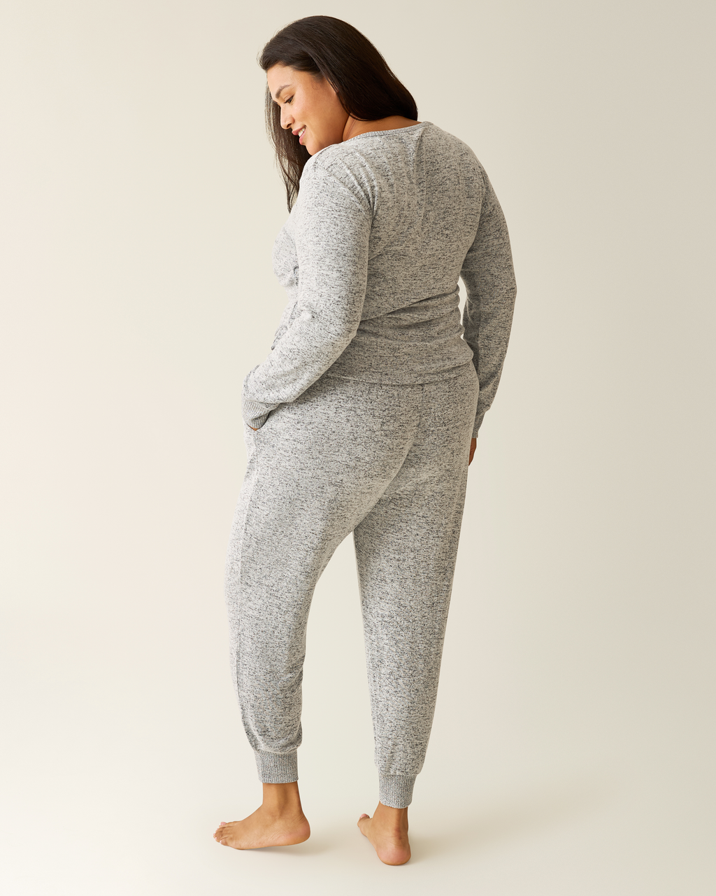 CozyKnit Nursing Pajama & Lounge Set | Grey Heather