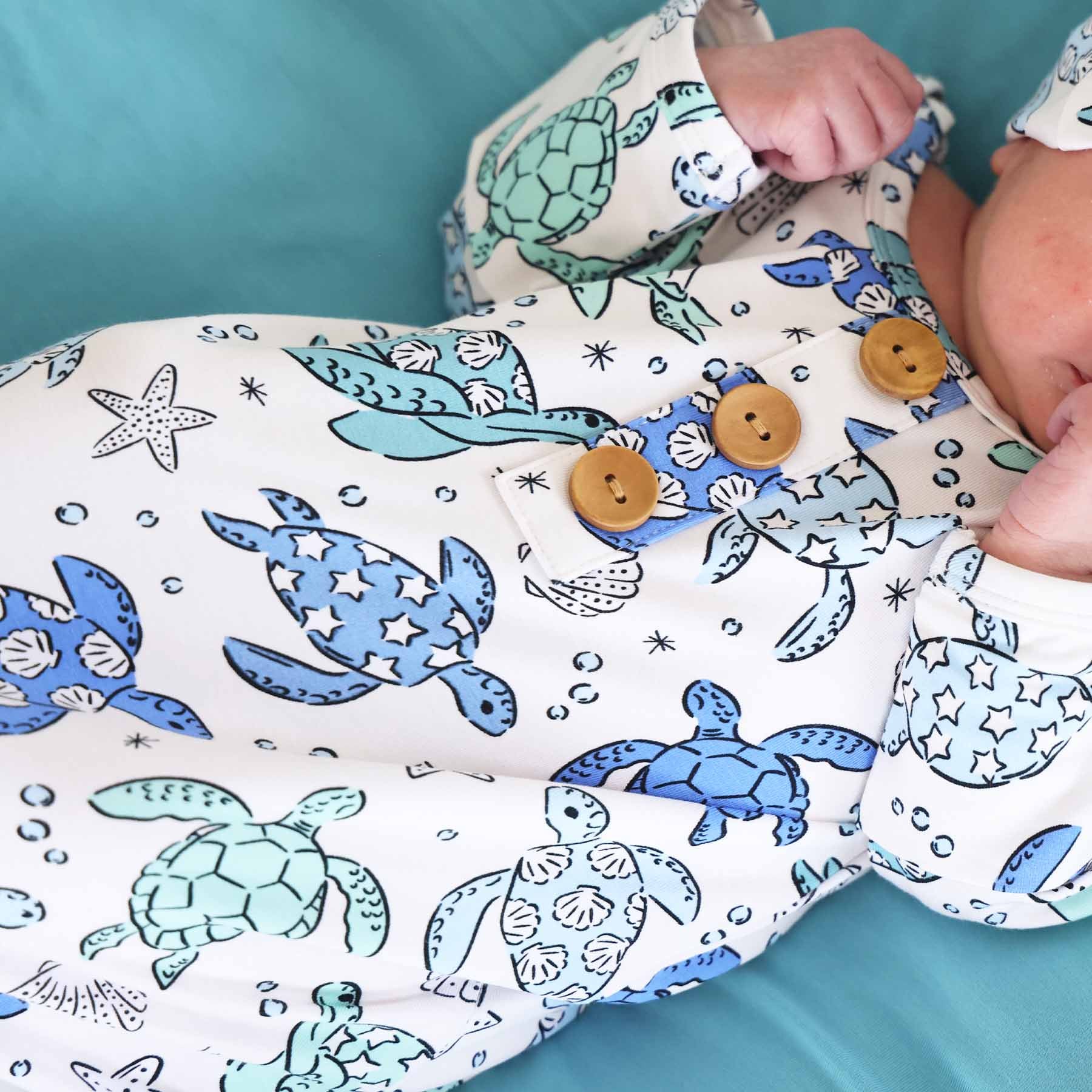 Printed Knot Gowns for Boys | Best Sellers