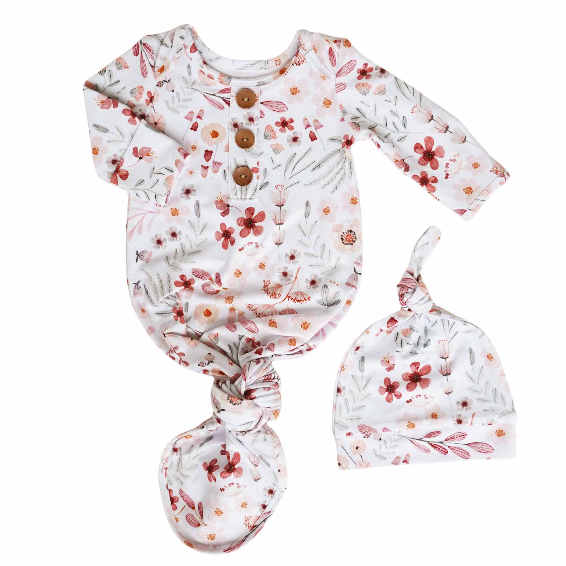 Printed Knot Gowns for Girls | Best Sellers