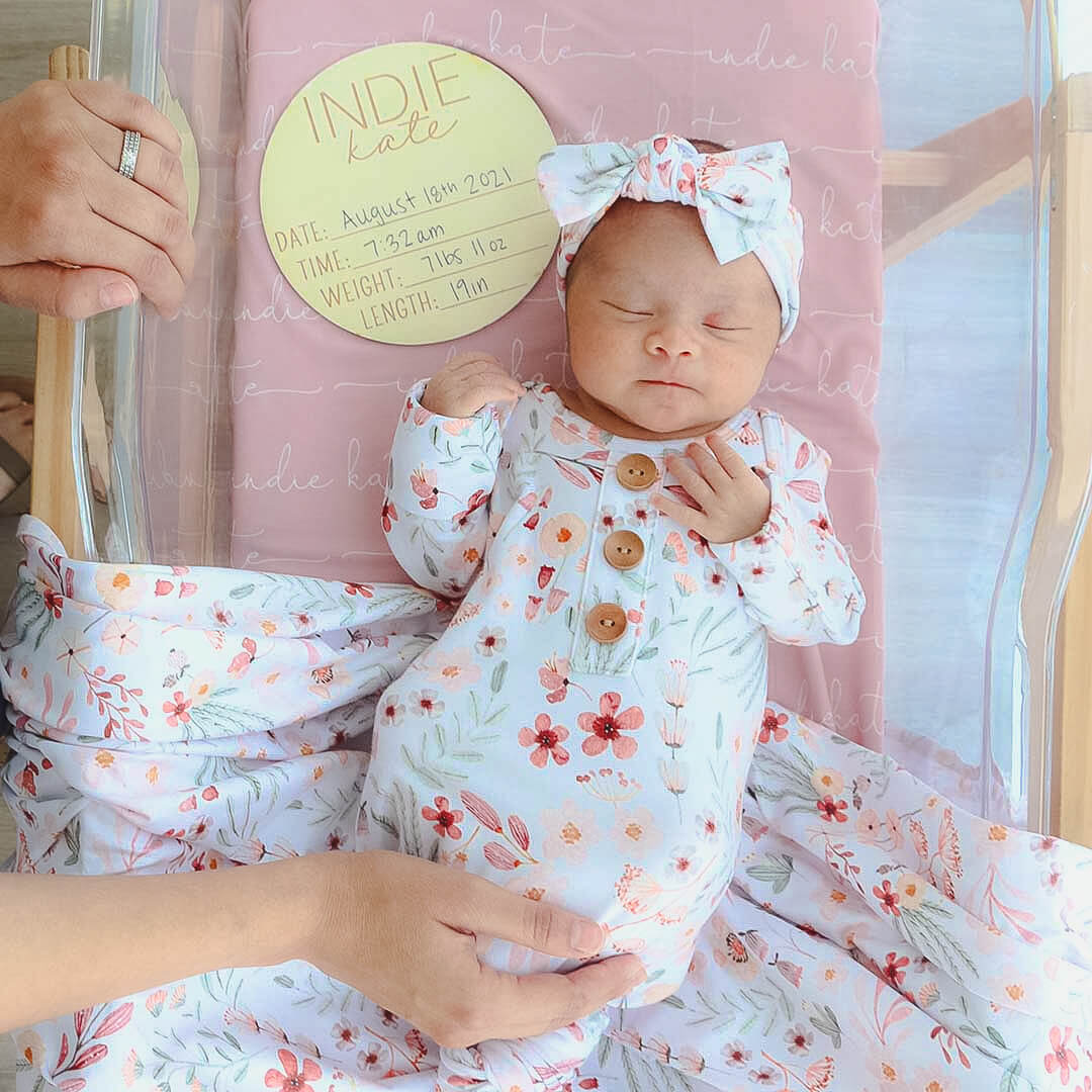 Printed Knot Gowns for Girls | Best Sellers